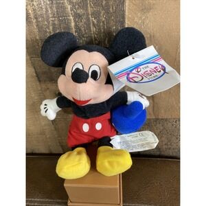 Mickey Mouse Bean Bag Dreidel Disney Store 8" Jewish 1999 Vintage Collectible